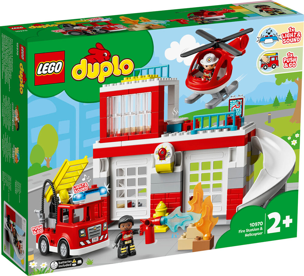 10970 LEGO DUPLO Town Brandstation og helikopter