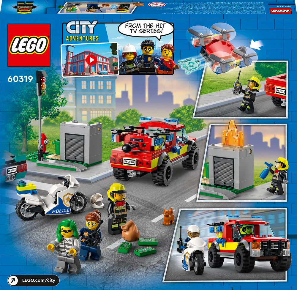 60319 LEGO City Fire Brandslukning og politijagt