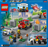 60319 LEGO City Fire Brandslukning og politijagt