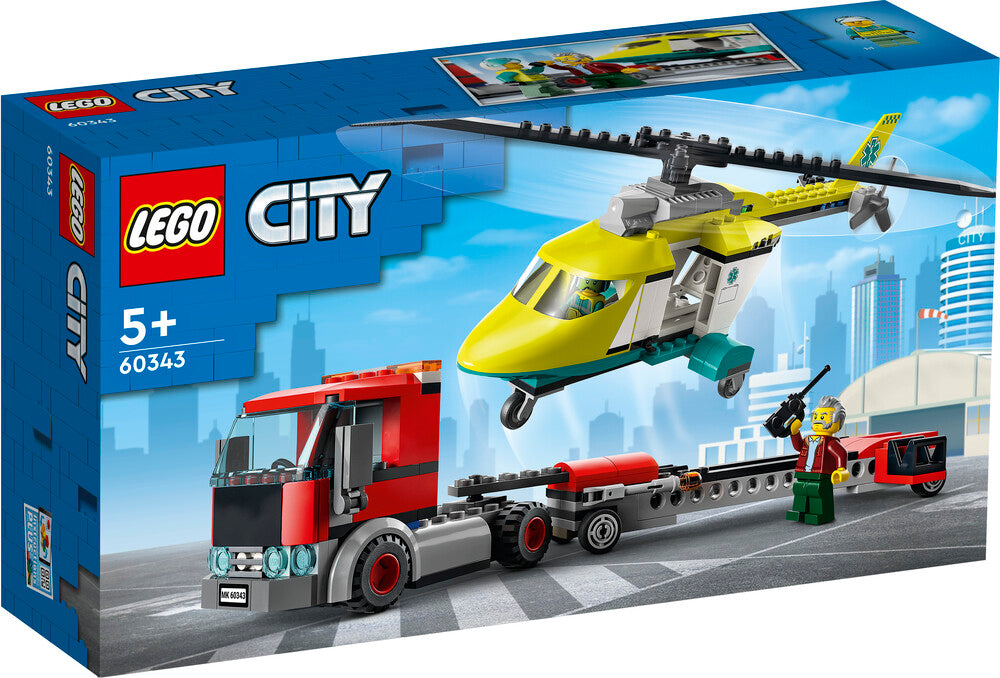 60343 LEGO City Redningshelikopter-transporter