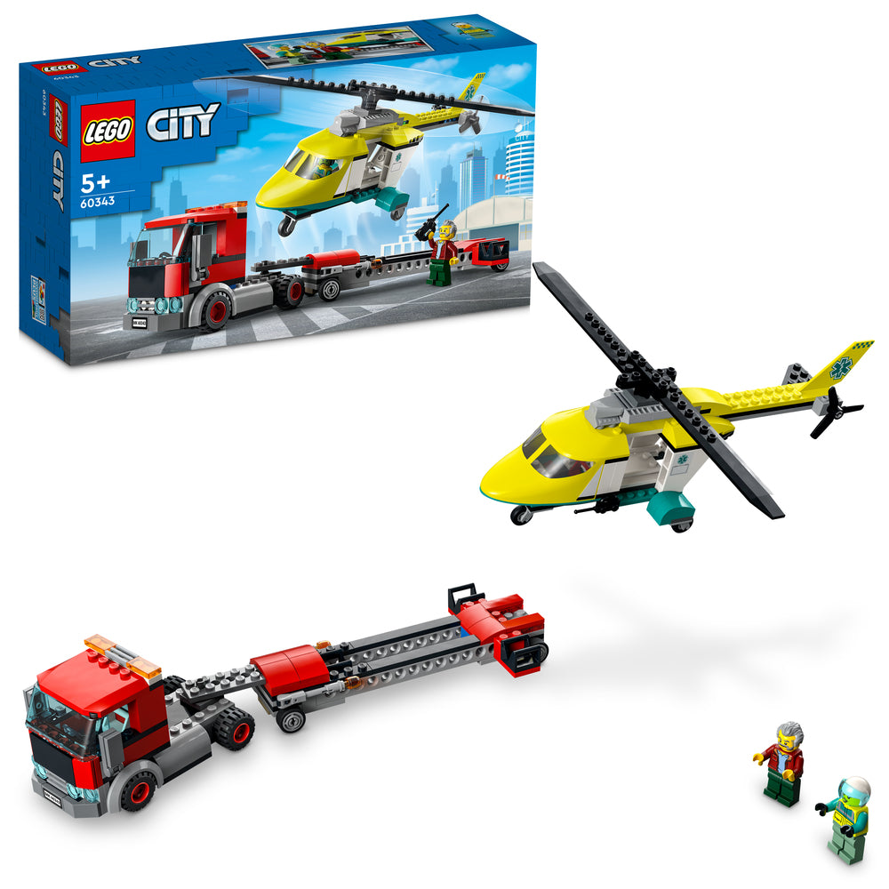 60343 LEGO City Redningshelikopter-transporter