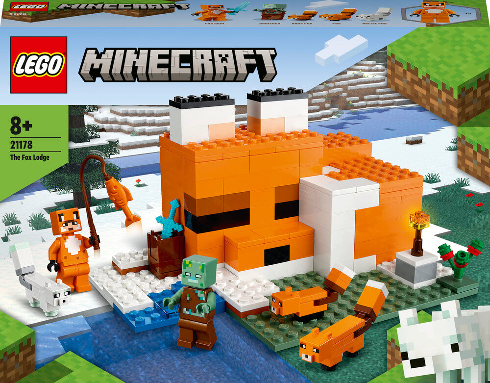 D2 21178 LEGO Minecraft Rævehytten