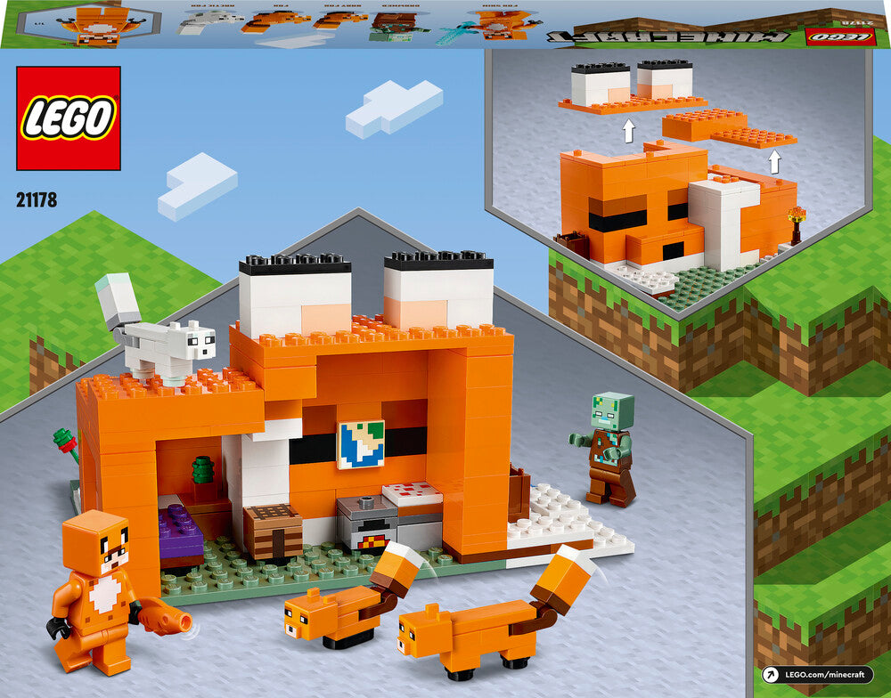 D2 21178 LEGO Minecraft Rævehytten