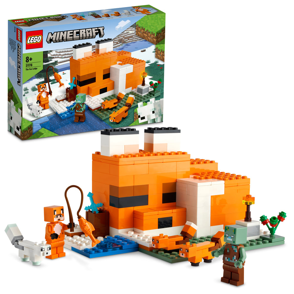 D2 21178 LEGO Minecraft Rævehytten