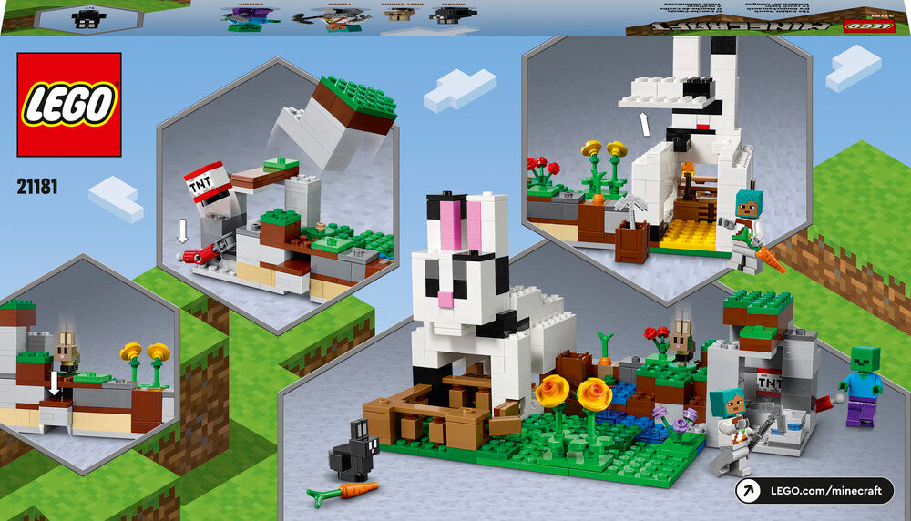 21181 LEGO Minecraft Kaningården