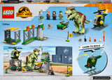 76944 LEGO Jurassic World T. rex på dinosaurflugt