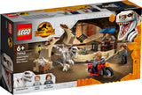 76945 LEGO Jurassic World Atrociraptor-dinosaur: motorcykeljagt