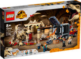 76948 LEGO Jurassic World T-rex og atrociraptor på dinosaurflugt