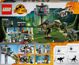 76949 LEGO Jurassic World Giganotosaurus og Therizinosaurus-angreb
