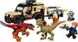 76951 LEGO Jurassic World Pyroraptor og dilophosaurus-transport