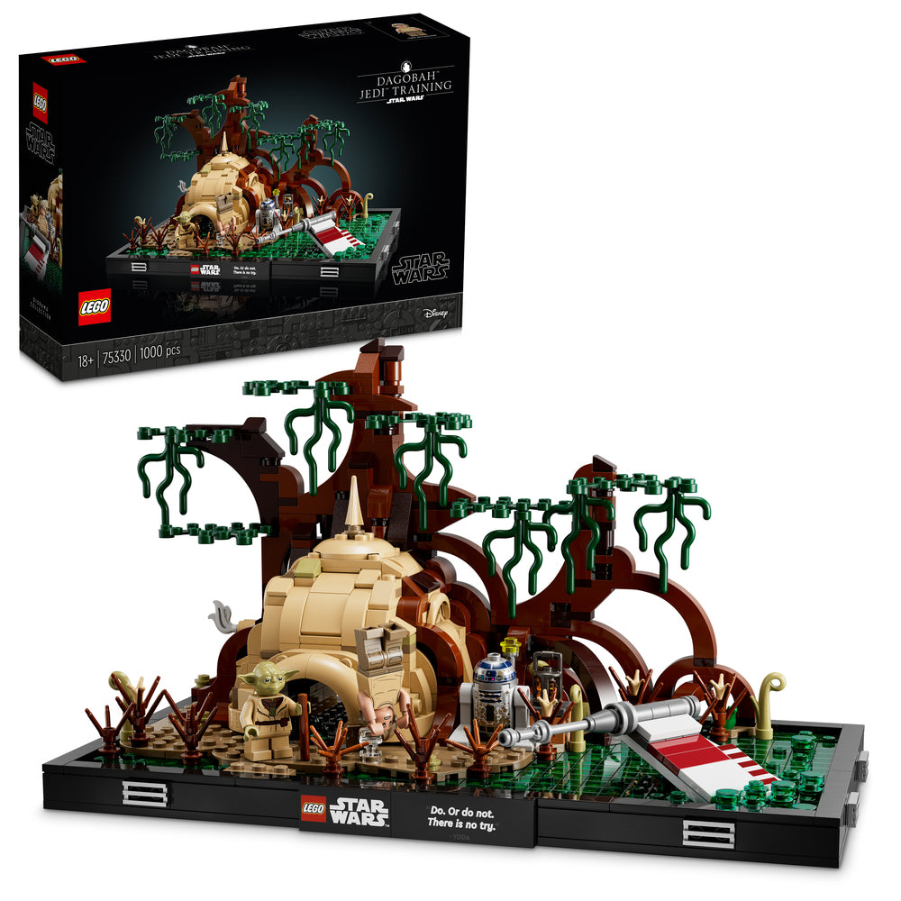 75330 LEGO Star Wars Diorama med Jedi-træning på dagobah