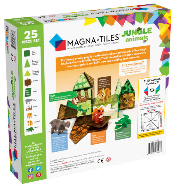 MAGNA-TILES Jungle Animals 25 stk.