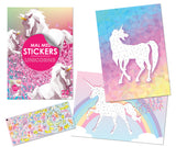 Malebog - mal med stickers Unicorns