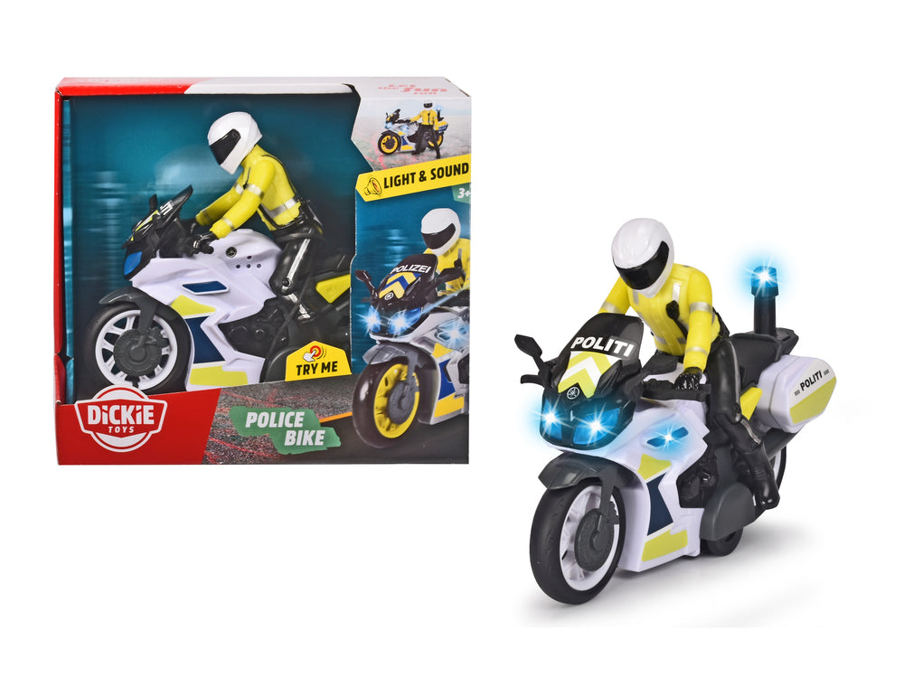 Politimotorcykel 17 cm