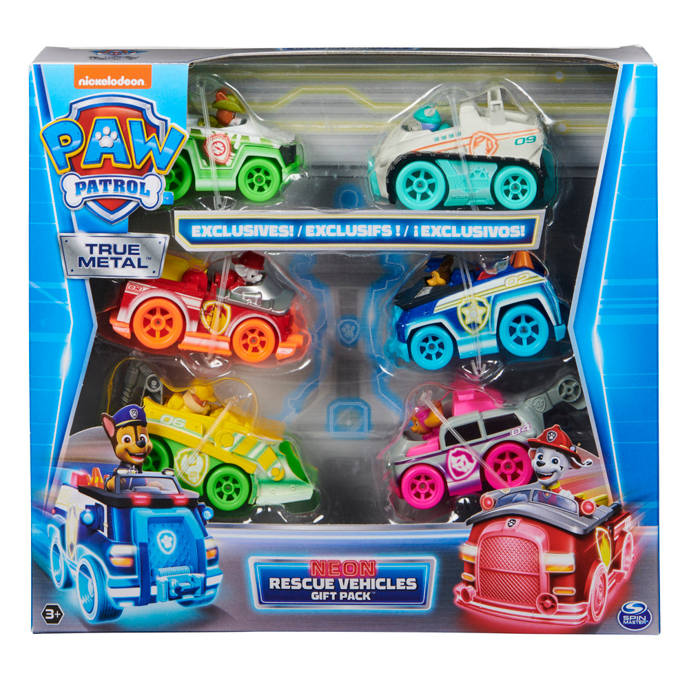 PAW Patrol True Metal Gavesæt - Neon