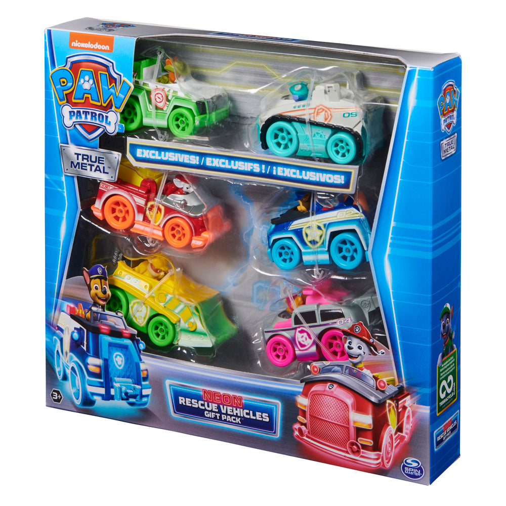 PAW Patrol True Metal Gavesæt - Neon
