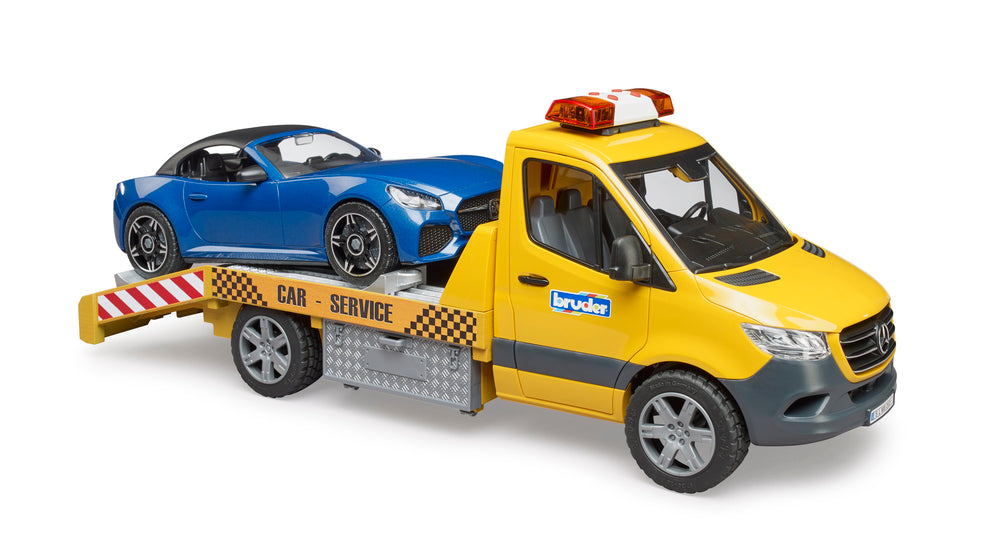 Bruder MB Sprinter transporter med Roadster, lys/lydmodul