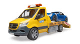 Bruder MB Sprinter transporter med Roadster, lys/lydmodul