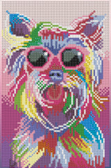 Diamond Art Hund  20 x 30 cm