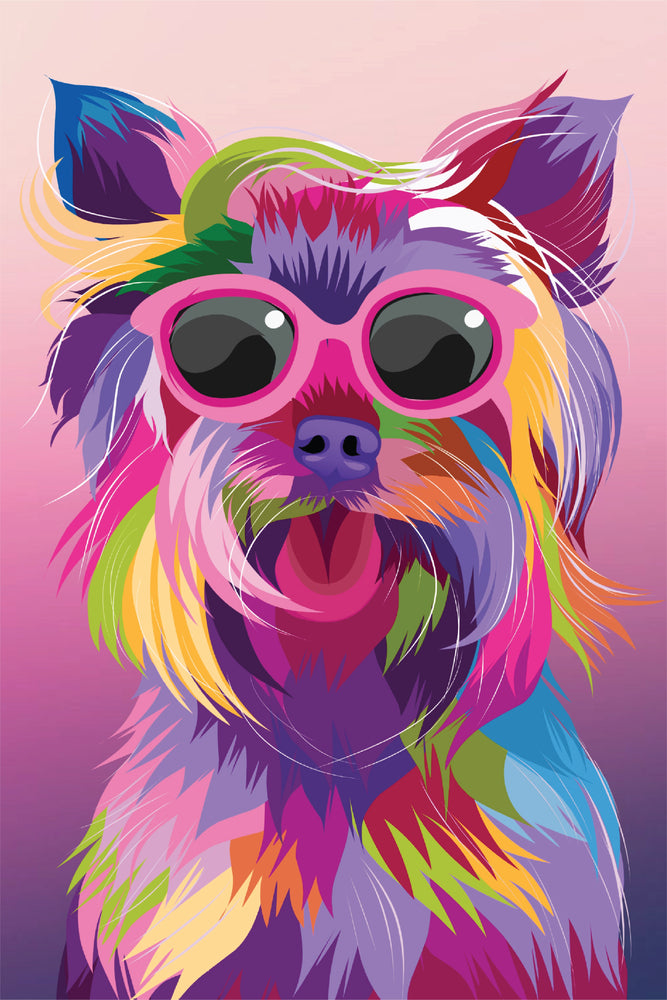 Diamond Art Hund  20 x 30 cm