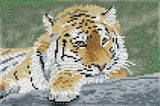 Diamond Art Tiger 20 x 30 cm