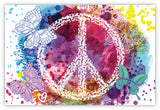 Diamond Art Peace tegn 20 x 30 cm
