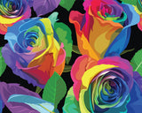 Diamond Art Roser farverig 40 x 50 cm