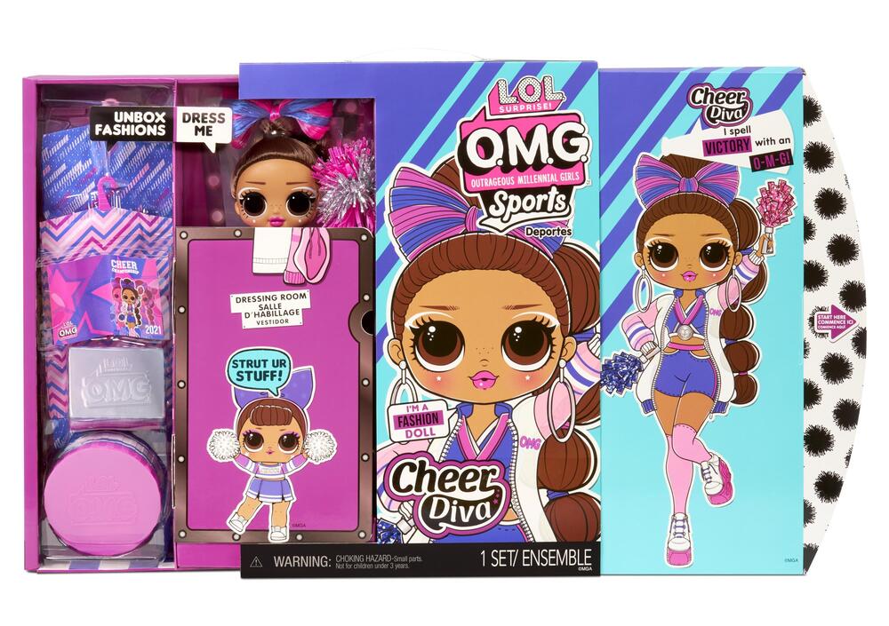 L.O.L. Surprise! OMG Sports Dukke - Cheer Diva