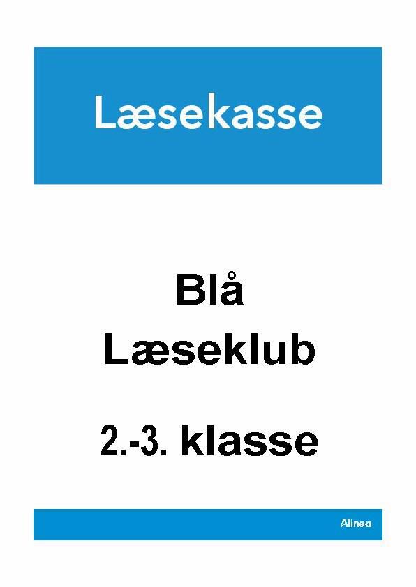 Læsekasse fra Blå Læseklub