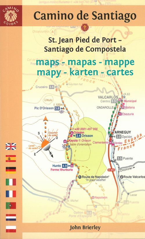 Camino de Santiago Maps: St. Jean Pied de Port - Santiago de Compostela