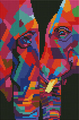 Diamond Art elefanter 20 x 30 cm