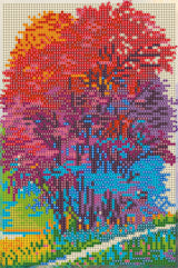 Diamond Art træer 20 x 30 cm