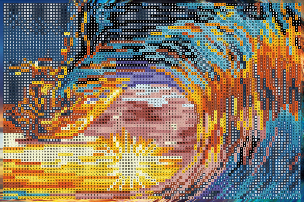 Diamond Art solnedgang  20 x 30 cm