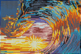 Diamond Art solnedgang  20 x 30 cm