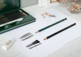 Pencil pitt graphite mat Faber-Castell 11 stk