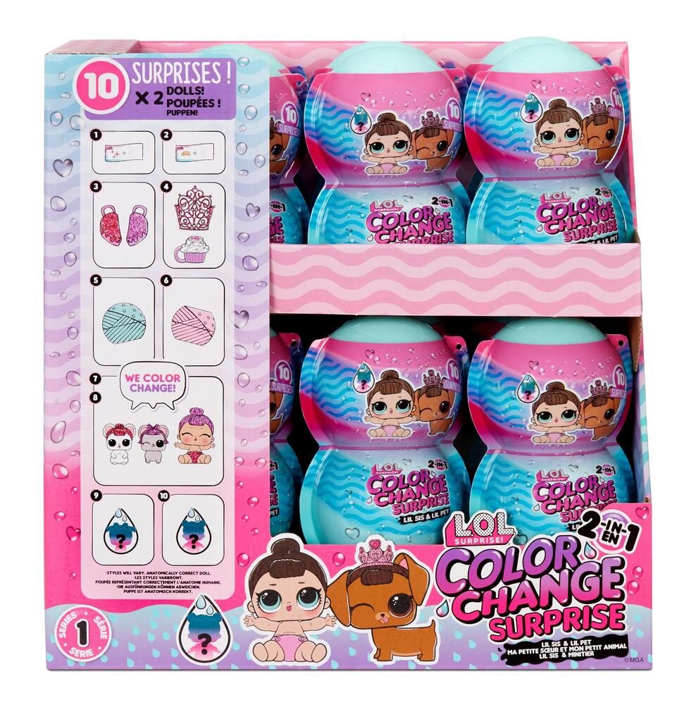 L.O.L. Surprise! Color Change Lil Sis og Lil Pet