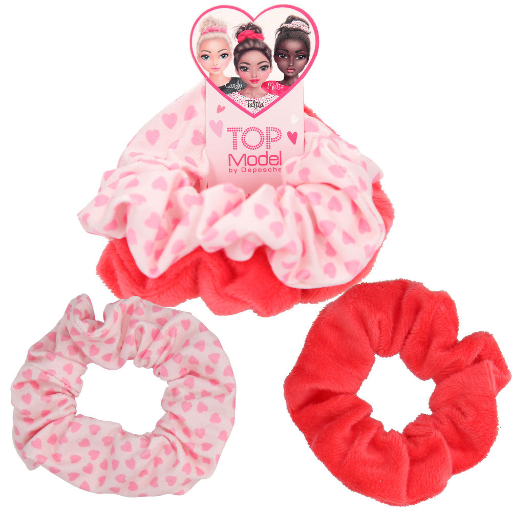 Topmodel scrunchies beauty girl hårelastik