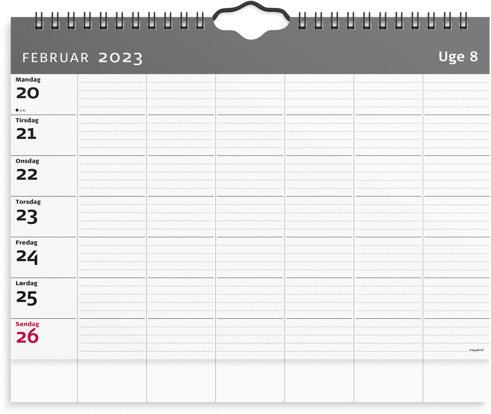 Familiekalender 2023 Mayland