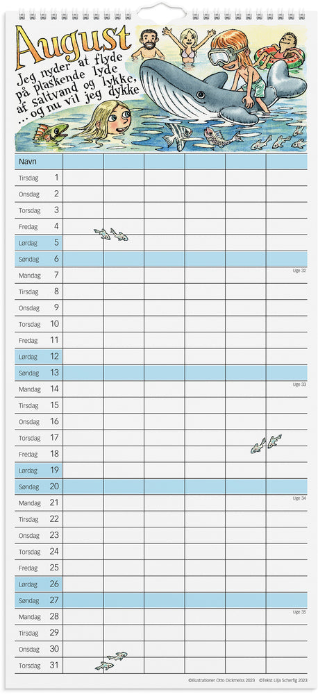 Familiekalender Dickmeiss 2023