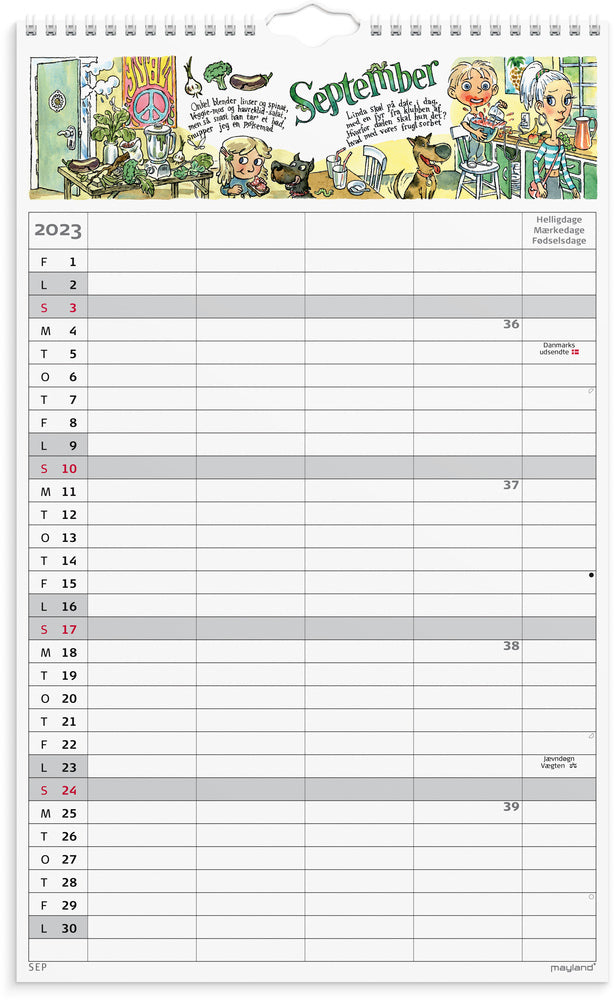 Familiekalender Dickmeiss 4 kol
