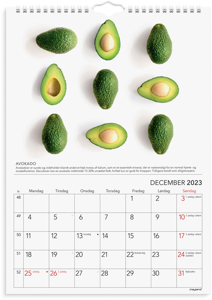 Vægkalender grønne tips 2023