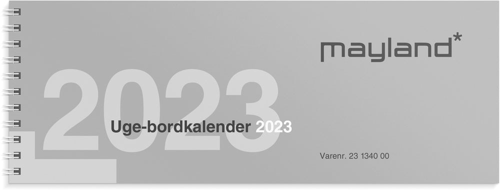 Uge bordkalender 2023 Mayland