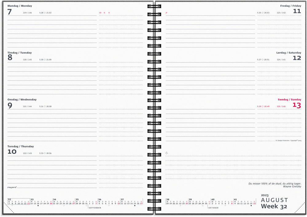 Ugekalender international 2023