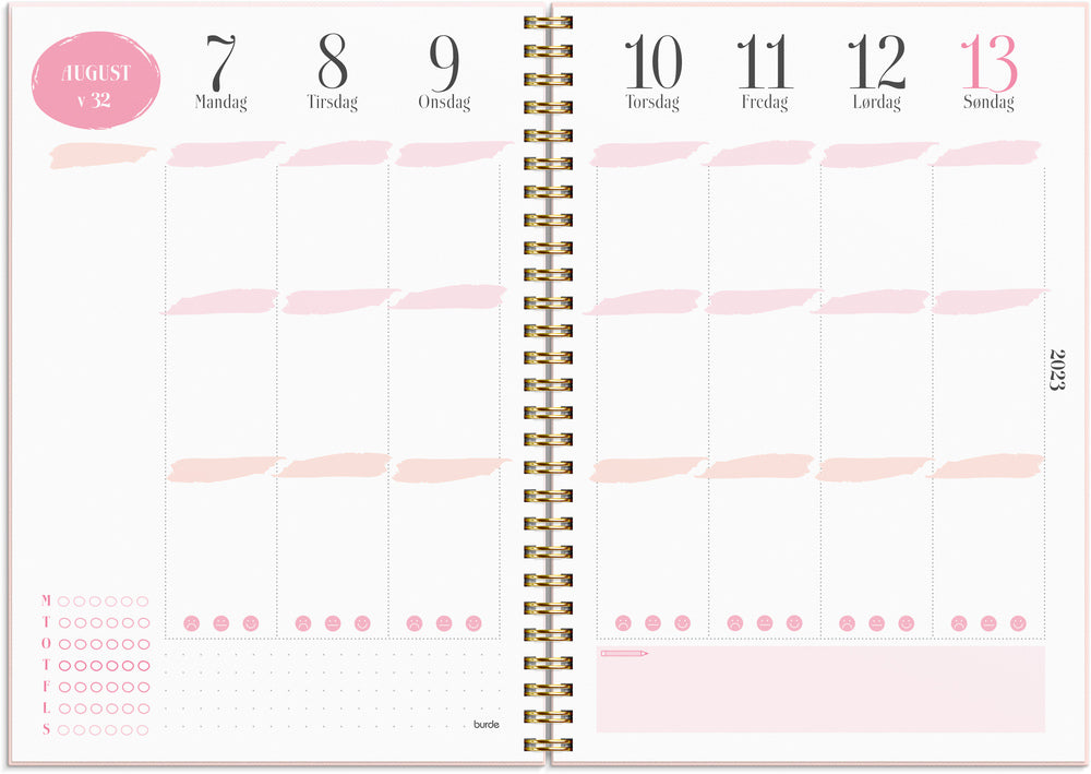 Life planner pink 2023 Mayland