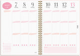 Life planner pink uge m. omslag