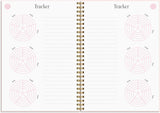 Life planner pink uge m. omslag