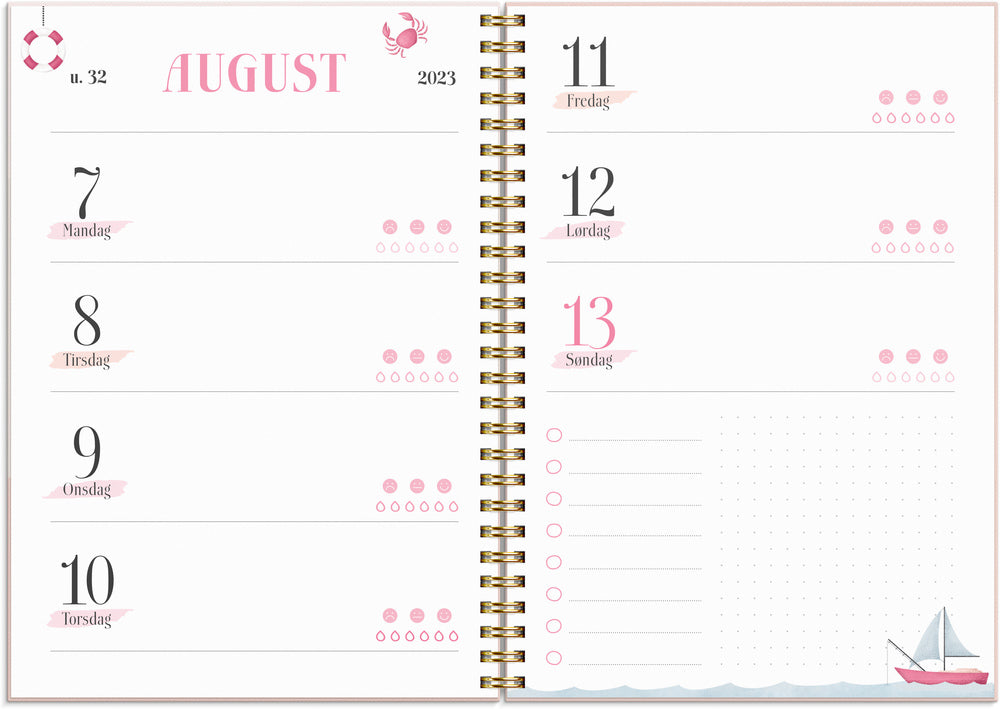 Life planner pink Mayland