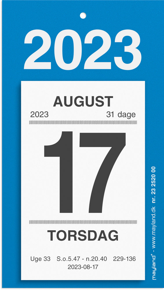 Afrivningskalender 2023 Mayland