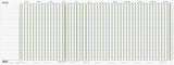 Mayland Projekt planner 2025 grøn 80 x 30 cm