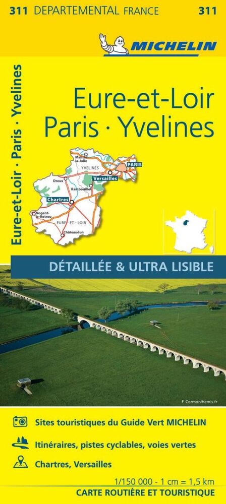 France blad 311: Eure-et-Loir, Paris, Yvelines